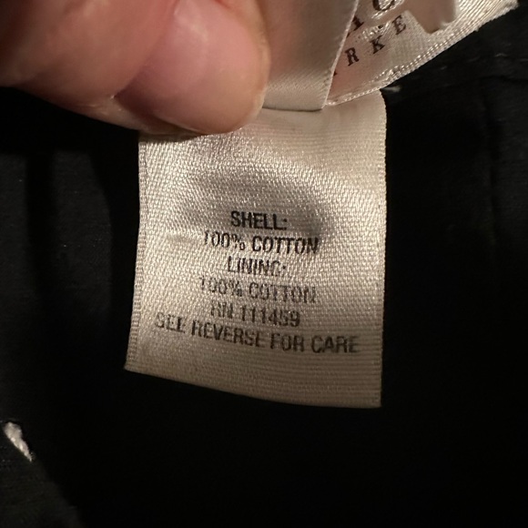 WHBM Black Floral Embroidered Strapless Dress - Picture 11 of 12